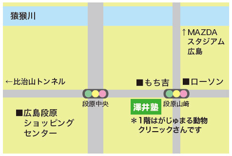 澤井塾の地図